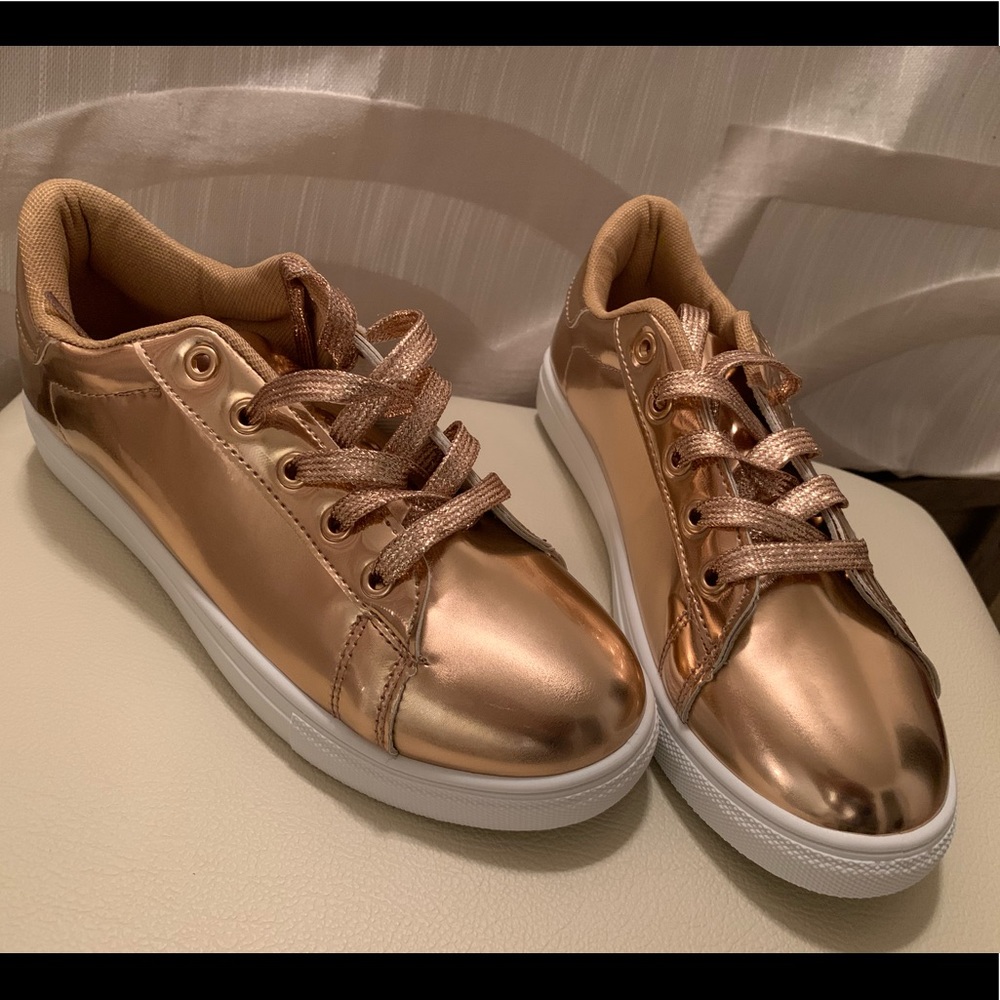 Rose Gold Yoki Sneakers
